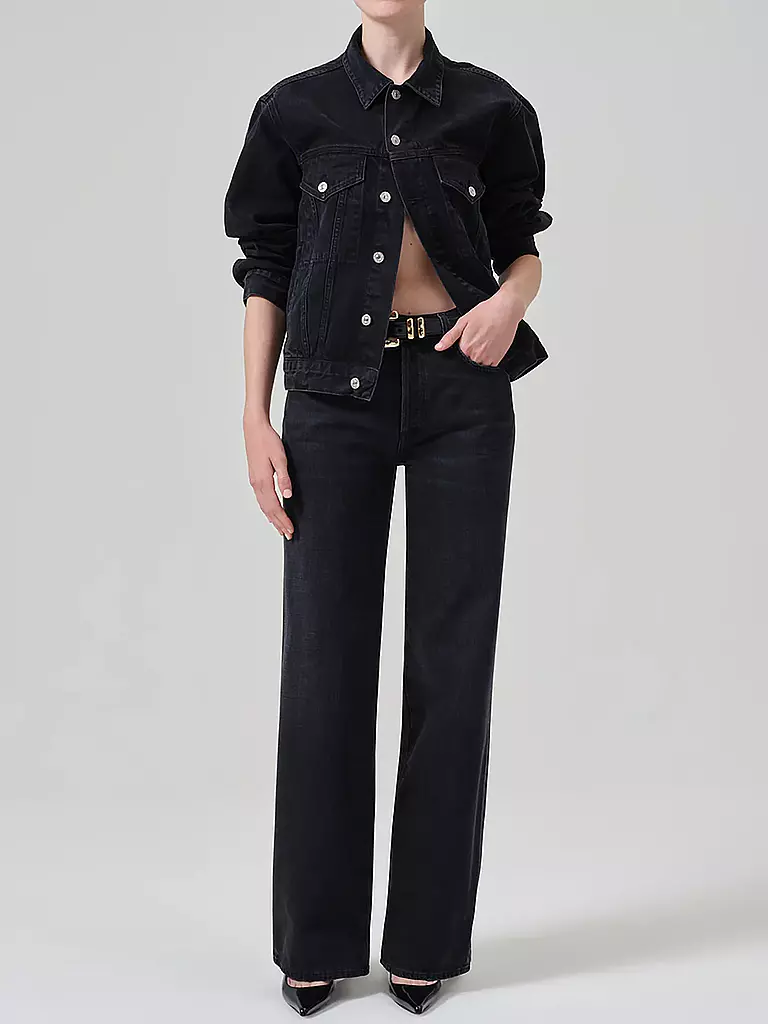 CITIZENS OF HUMANITY | Jeans Wide Leg Fit ANNINA 33 | schwarz