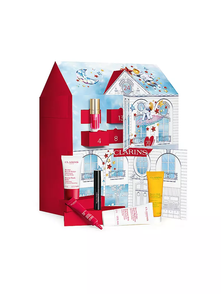 CLARINS | Clarins Adventkalender mit 24 Türchen | keine Farbe