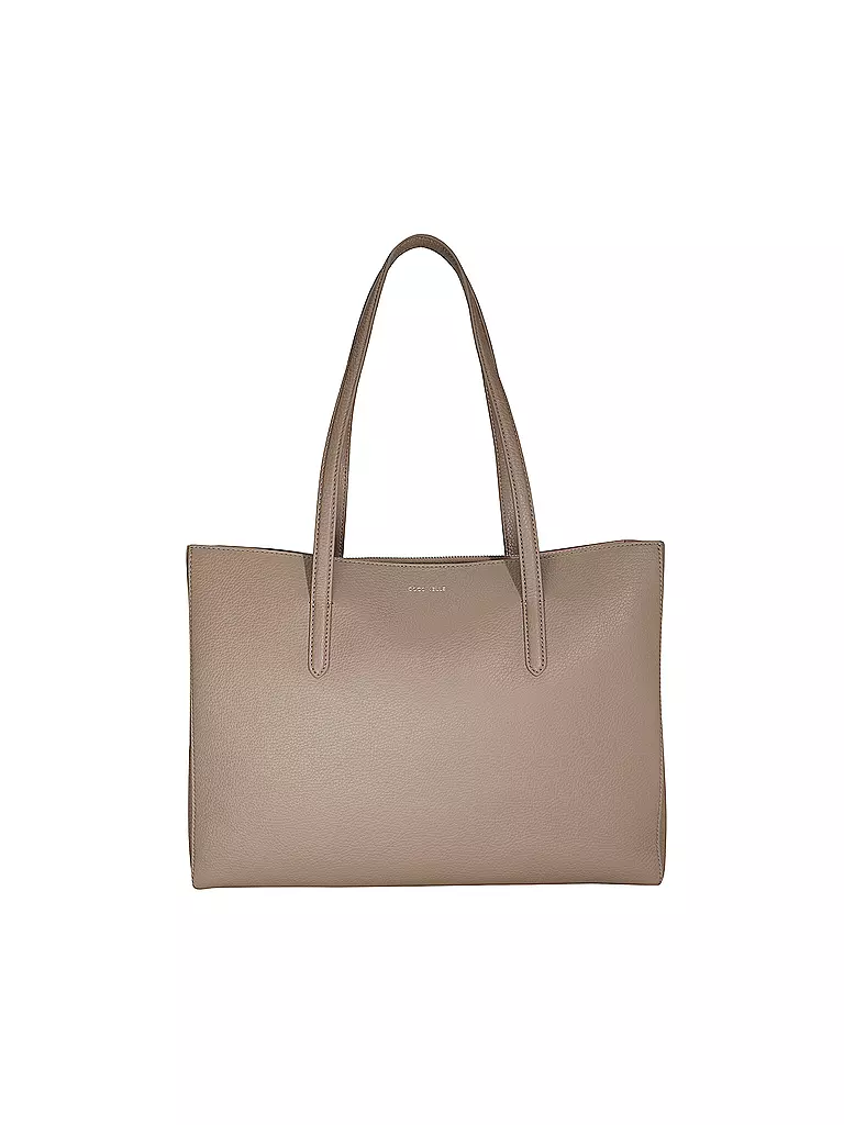 COCCINELLE | Ledertasche - Henkeltasche COCCINELLESWAP  | beige