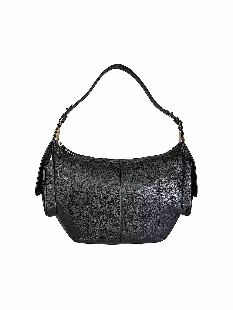 COCCINELLE | Ledertasche - Hobo CAMPUS | schwarz