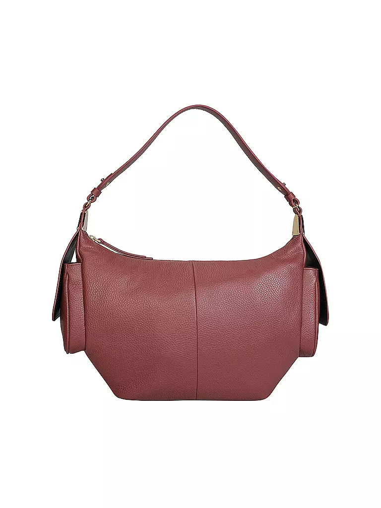 COCCINELLE | Ledertasche - Hobo CAMPUS | rot