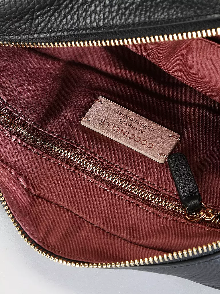 COCCINELLE | Ledertasche - Umhängetasche LIYA | schwarz