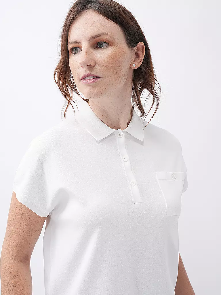 COMMA | Poloshirt | weiss