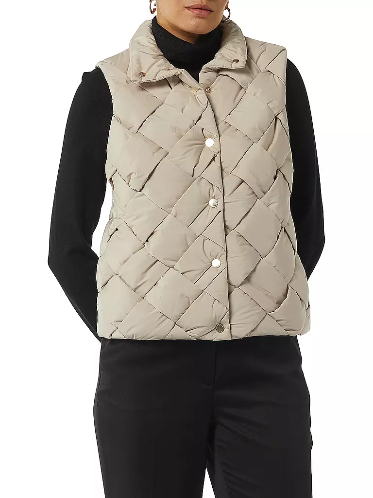 COMMA | Steppgilet | creme