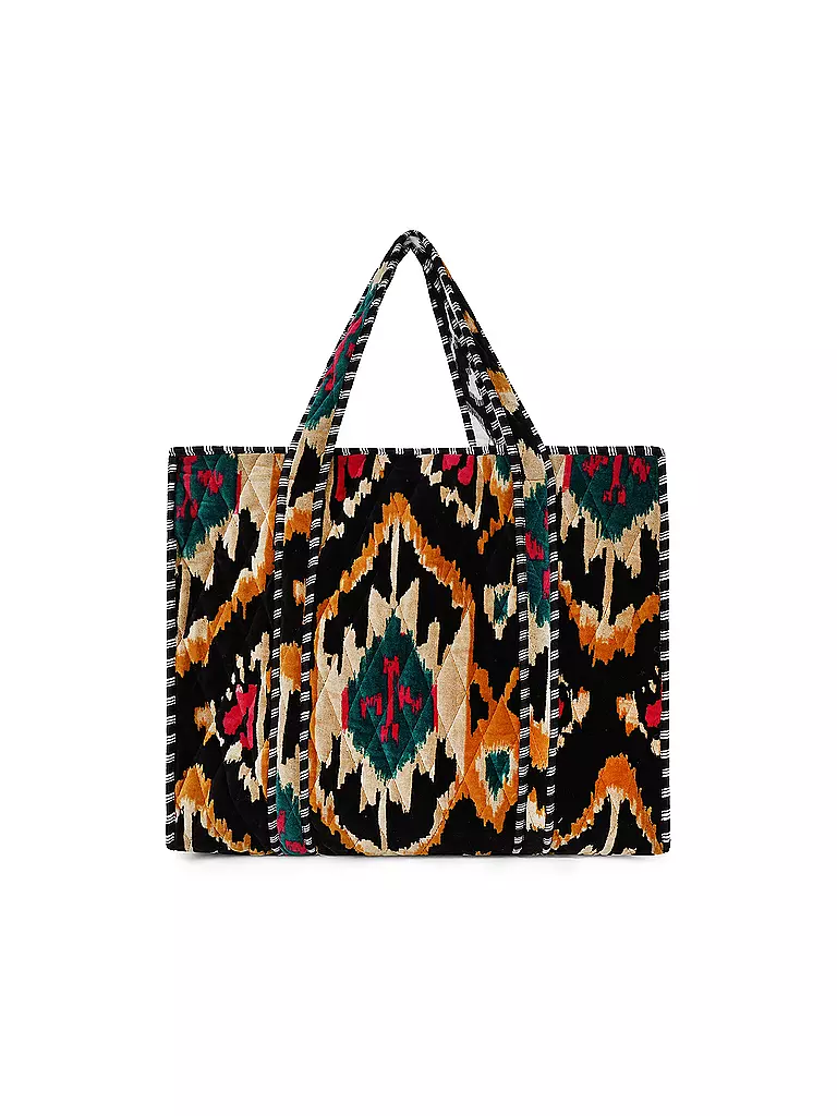 CONSCIOUS YOGA COLLECTIVE | Tasche - Shopper VELVET IKAT SHOPPER | schwarz