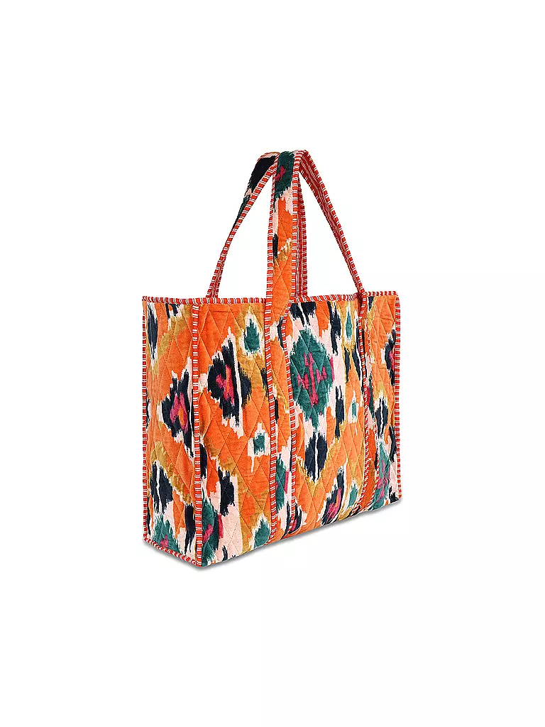 CONSCIOUS YOGA COLLECTIVE | Tasche - Shopper VELVET IKAT SHOPPER | grün