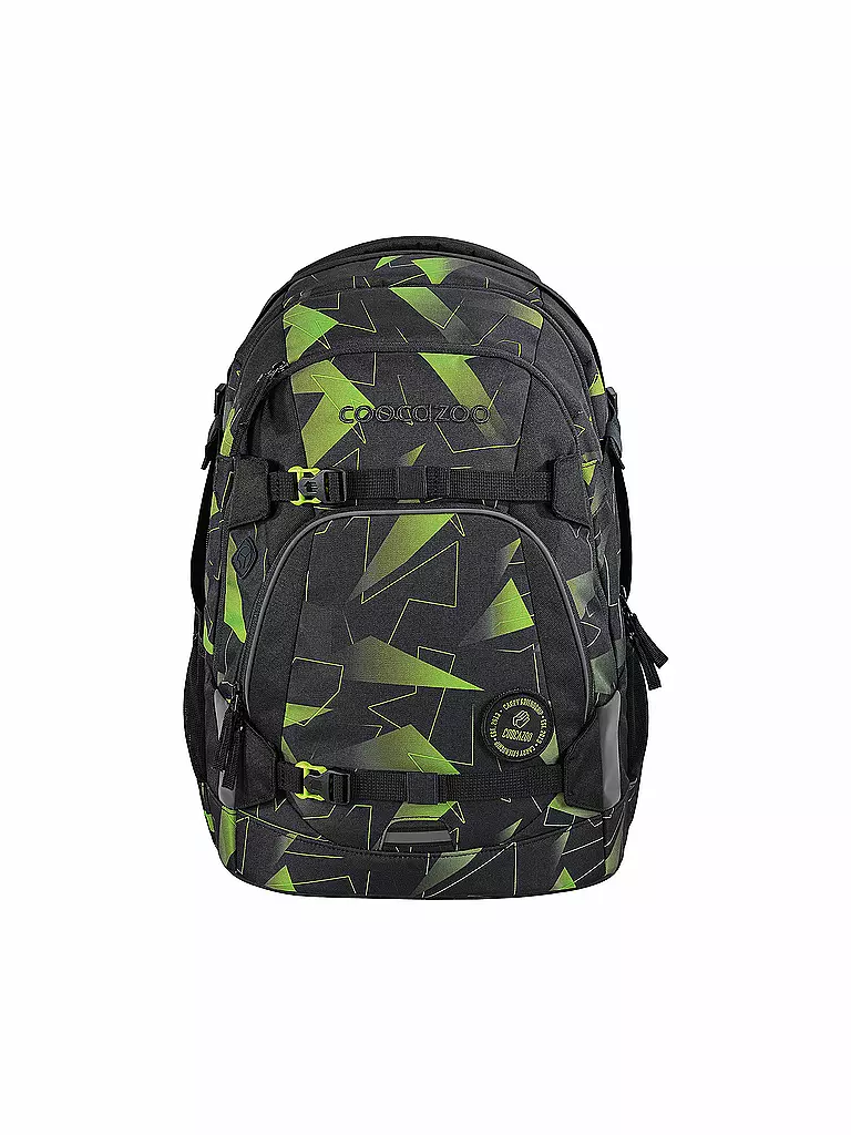 COOCAZOO | Schulrucksack MATE Lime Flash | schwarz