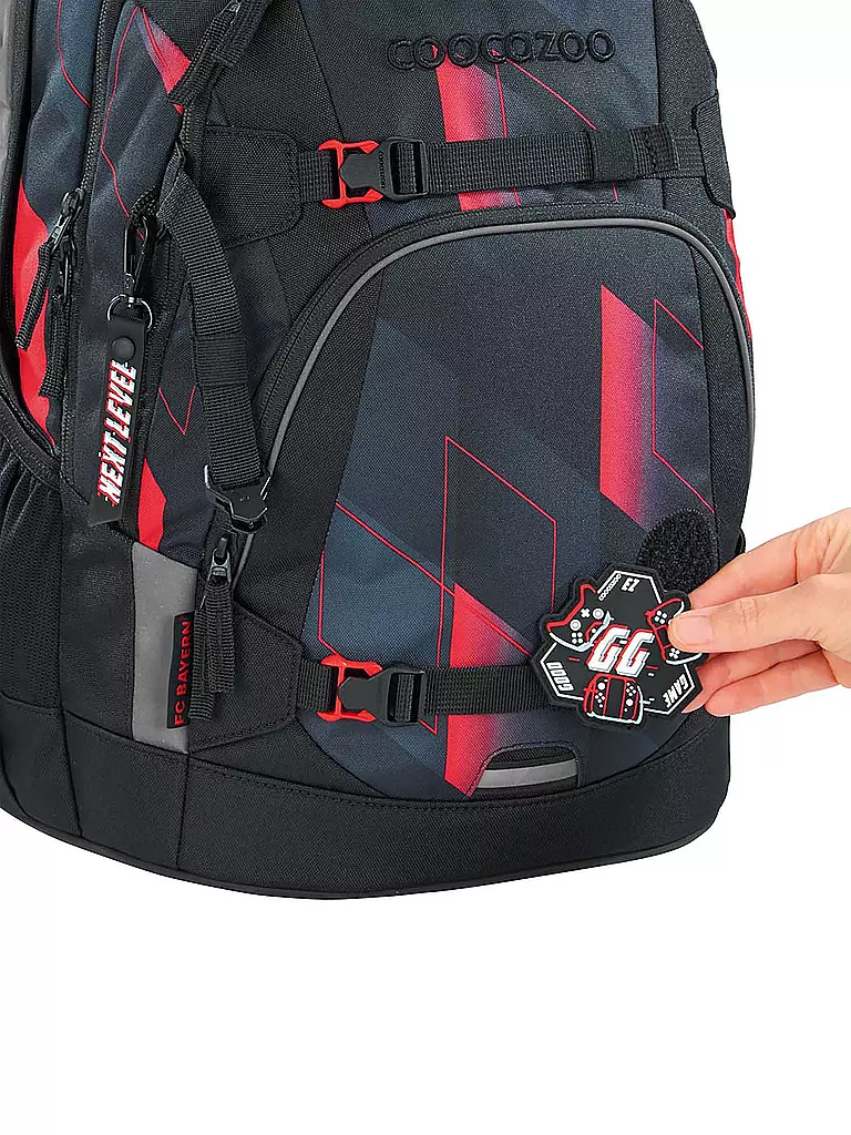 COOCAZOO | Schulrucksack-Set 2tlg MATE FC Bayern | schwarz