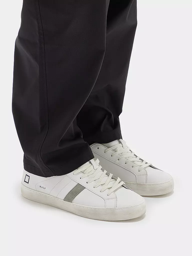 D.A.T.E. | Sneaker HILL LOW CALF | weiss