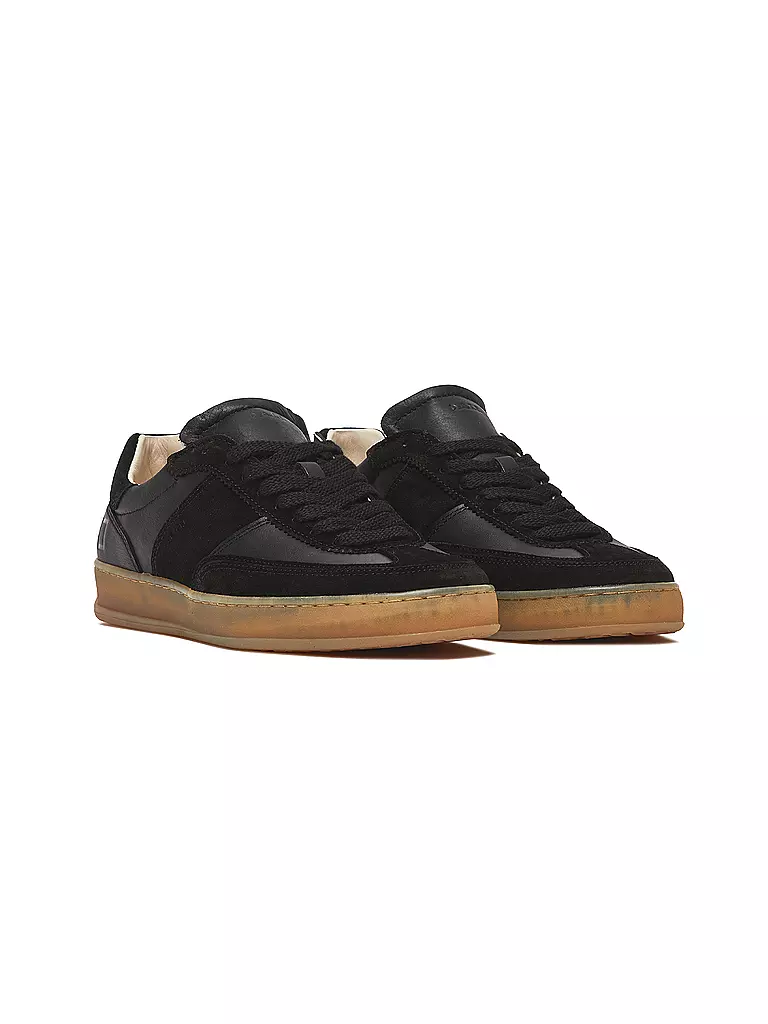 D.A.T.E. | Sneaker SPORTY LOW CALF | schwarz