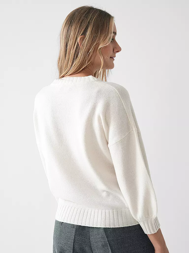 DAVIDA | Kaschmirpullover | weiss