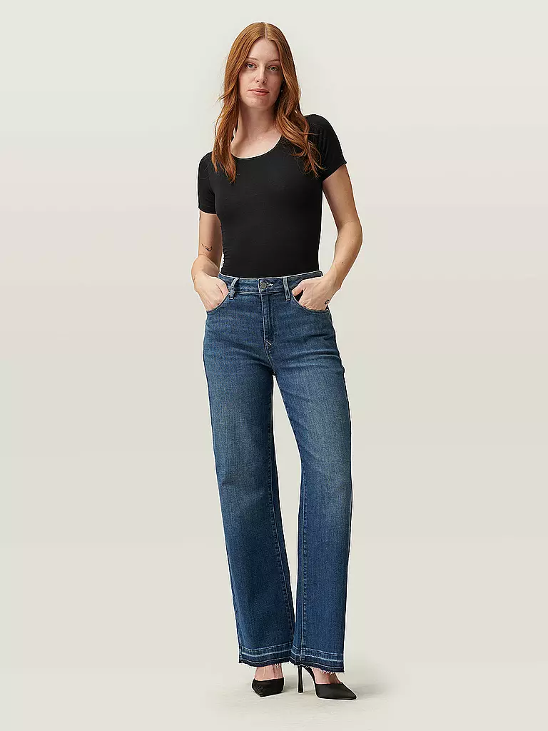 DAWN DENIM | Jeans Wide Leg  | blau