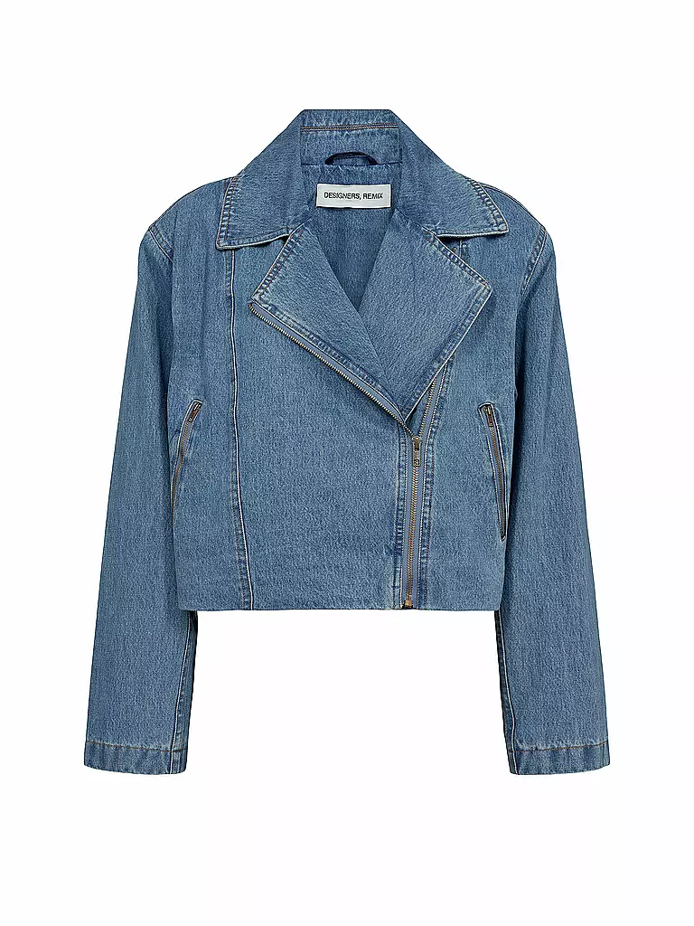 DESIGNERS REMIX | Jeansjacke MILES BIKER | blau