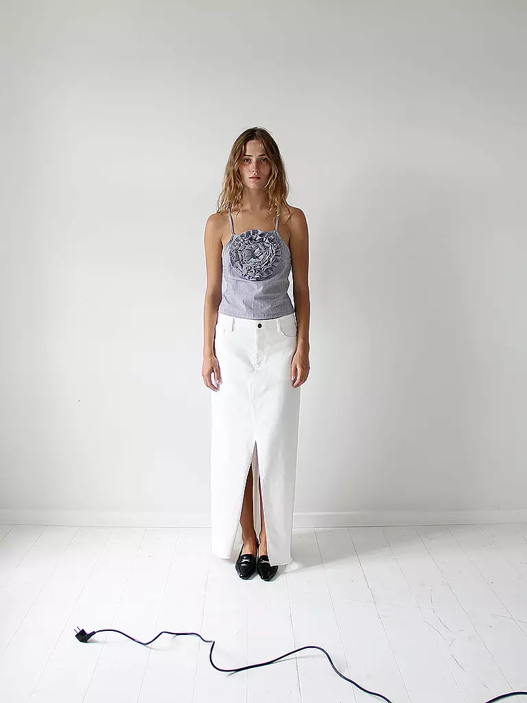 DESIGNERS REMIX | Top Cropped Fit HARRIET | hellblau