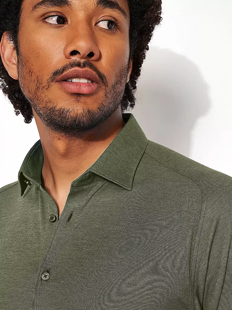 DESOTO | Jerseyhemd Slim Fit | olive