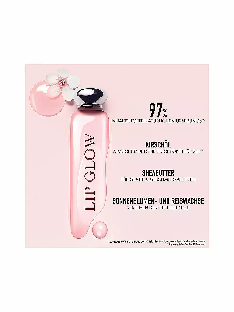 DIOR | Lip Glow Farbintensivierender Lippenbalsam ( 000 Universal Clear ) | rosa