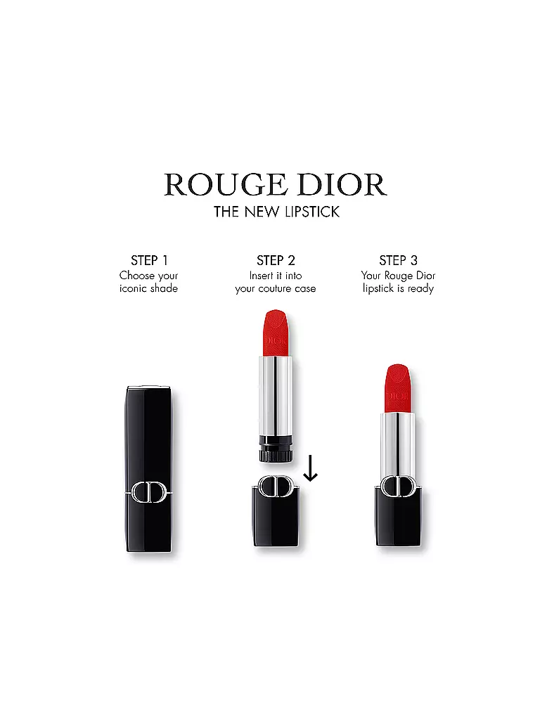 DIOR | Lippenstift - Rouge Dior Lipstick Refill (458 Paris Satin Finish) | beere