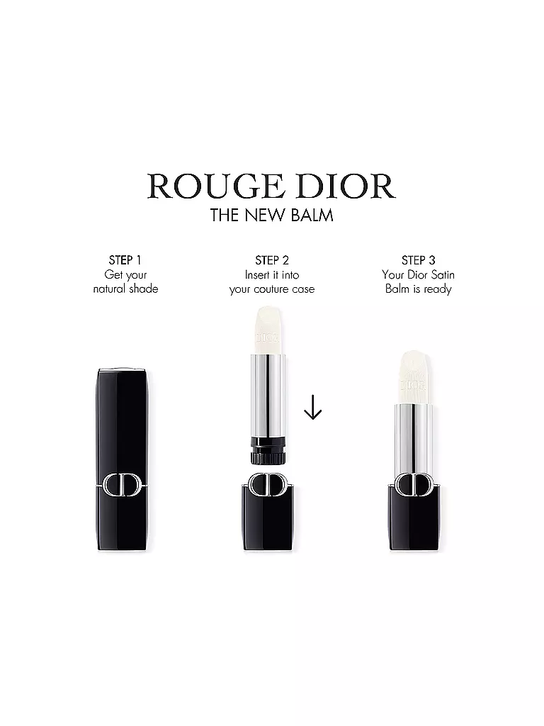 DIOR | Rouge Dior Balsam Refill (001 Diormidnight) | transparent