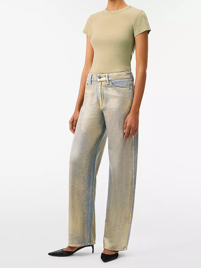 DRYKORN | Jeans Wide Leg MEDLEY 1 | gold