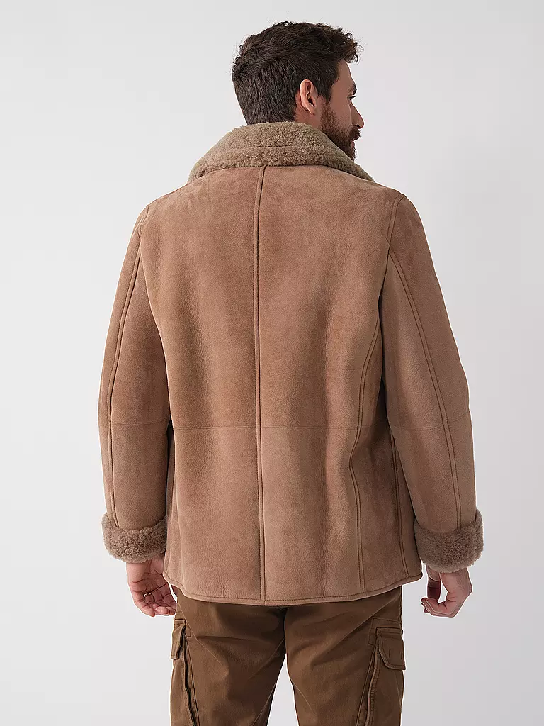 DRYKORN | Shearling Jacke KONNO 10 | braun