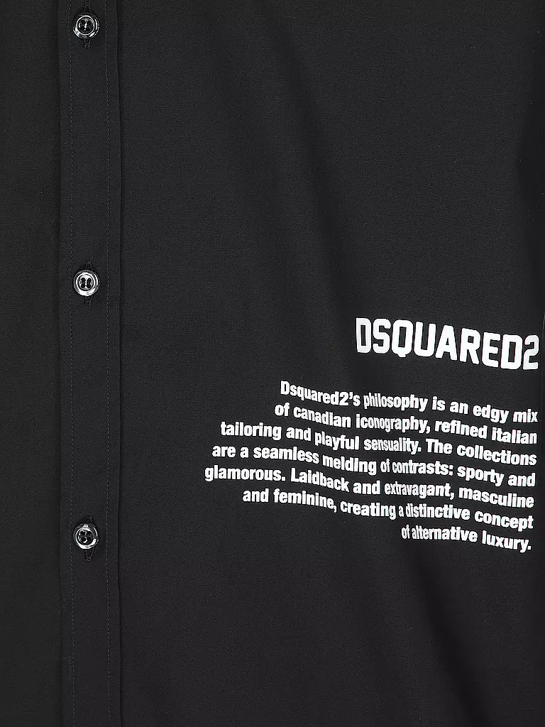 DSQUARED2 | Hemd Regular Fit  | schwarz