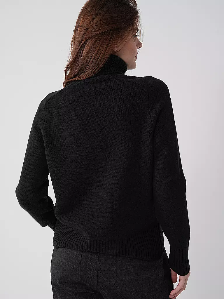 ECOALF | Rollkragenpullover CAQUIALF  | schwarz