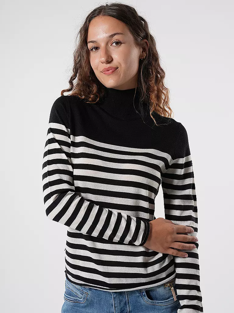 ECOALF | Rollkragenpullover FAYAALF | schwarz