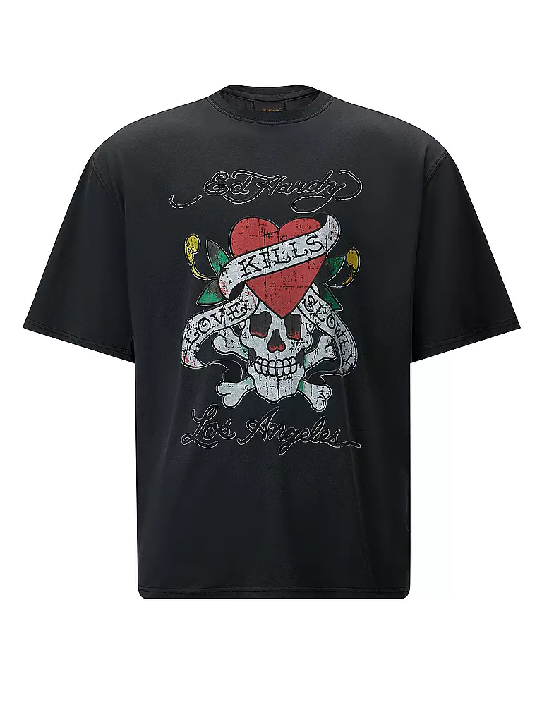 ED HARDY | T-Shirt LOVE KILLS SLOWLY | schwarz