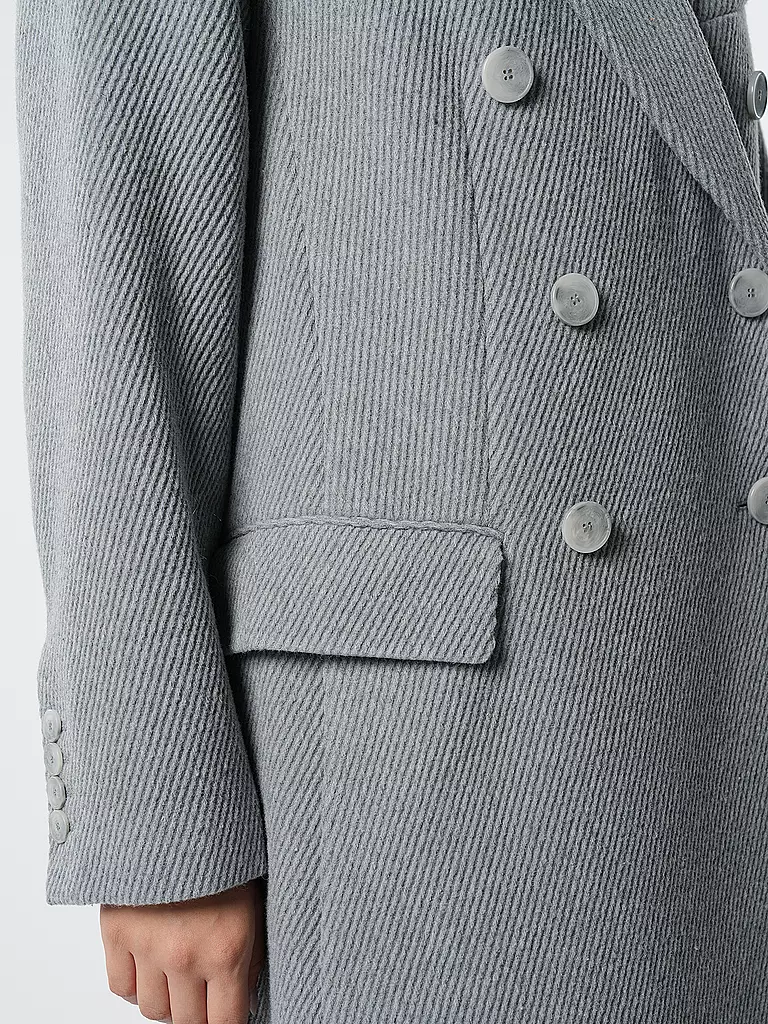 EMPORIO ARMANI | Wollmantel  | grau