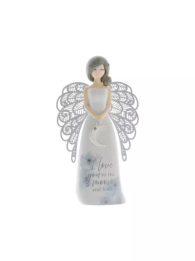 ENESCO | Figur - Engel MOON BACK | keine Farbe