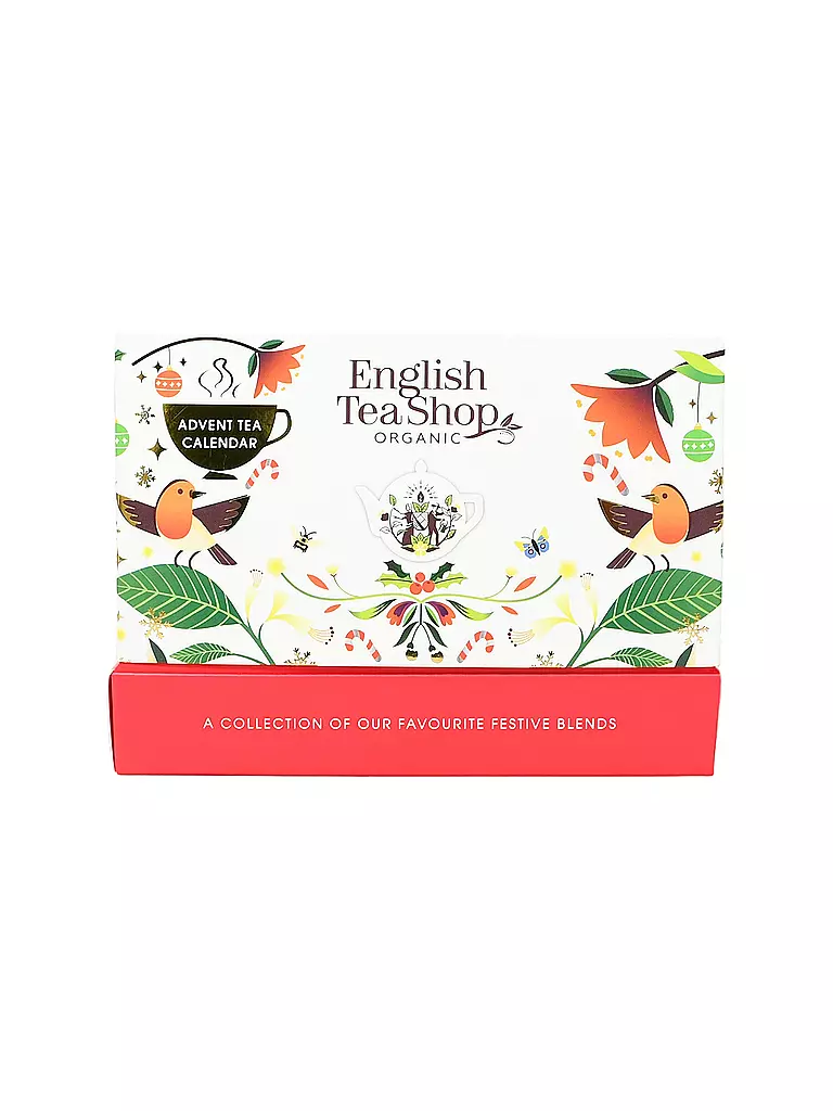 ENGLISH TEA SHOP | Tee Adventkalender Register Bio 24 Beutel | weiss