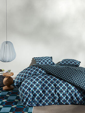 ESSENZA | Bettwäsche Garnitur TAEDES 70x90cm/140x200cm Nightblue