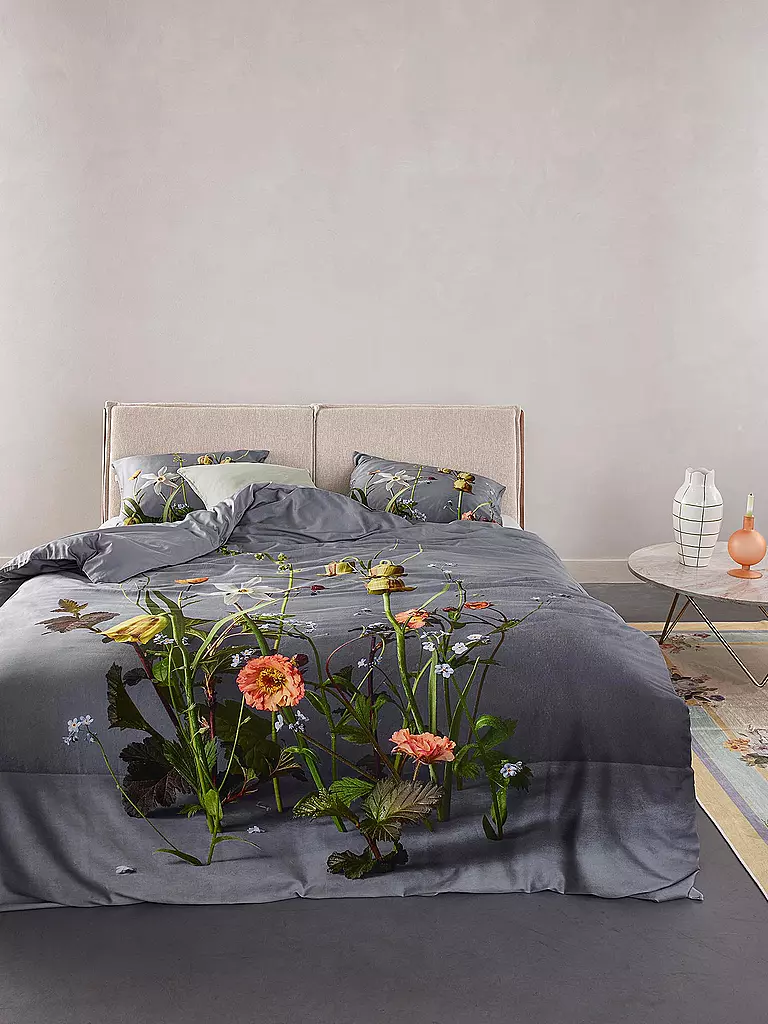 ESSENZA | Satin-Bettwäsche FABRICE 70x90cm/140x200cm Grey | grau