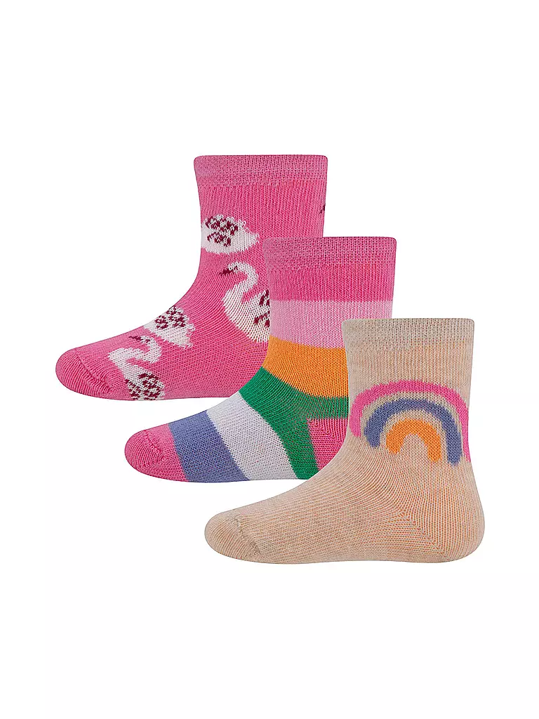 EWERS | Baby Socken 3er Pkg. pink | pink