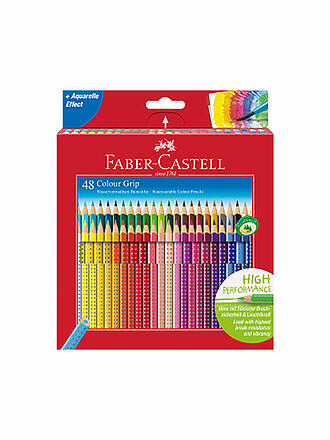 FABER-CASTELL | Colour Grip Buntstift, 48er Kartonetui