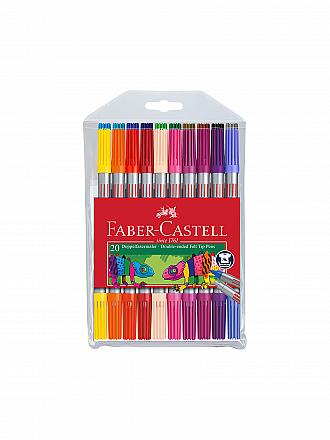 FABER-CASTELL | Doppelender Filzstift, 20er Etui