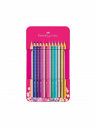 FABER-CASTELL | Sparkle Buntstifte Metalletui mit 12 Sparkle Buntstiften