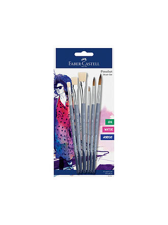 FABER-CASTELL |  Faber Pinsel Set 6tlg 