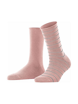 FALKE | Happy Stripe 2er Pkg Blossom