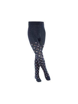 FALKE | Mädchen Strumpfhose CUTE HEARTS space blue