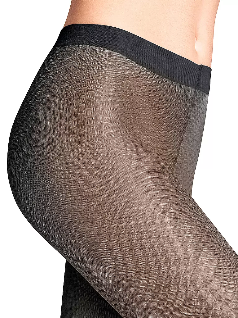 FALKE | Damen Feinstrumpfhose DAWN black | hellgrau