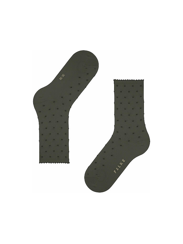 FALKE | Damen Socken Fluffy Dot Military | grün