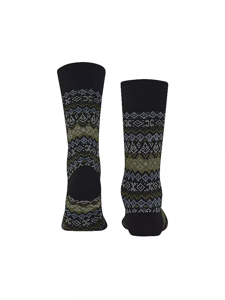 FALKE | Herren Socken ASPEN black | olive