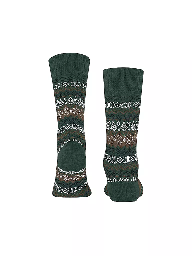 FALKE | Herren Socken ASPEN hunter green | schwarz