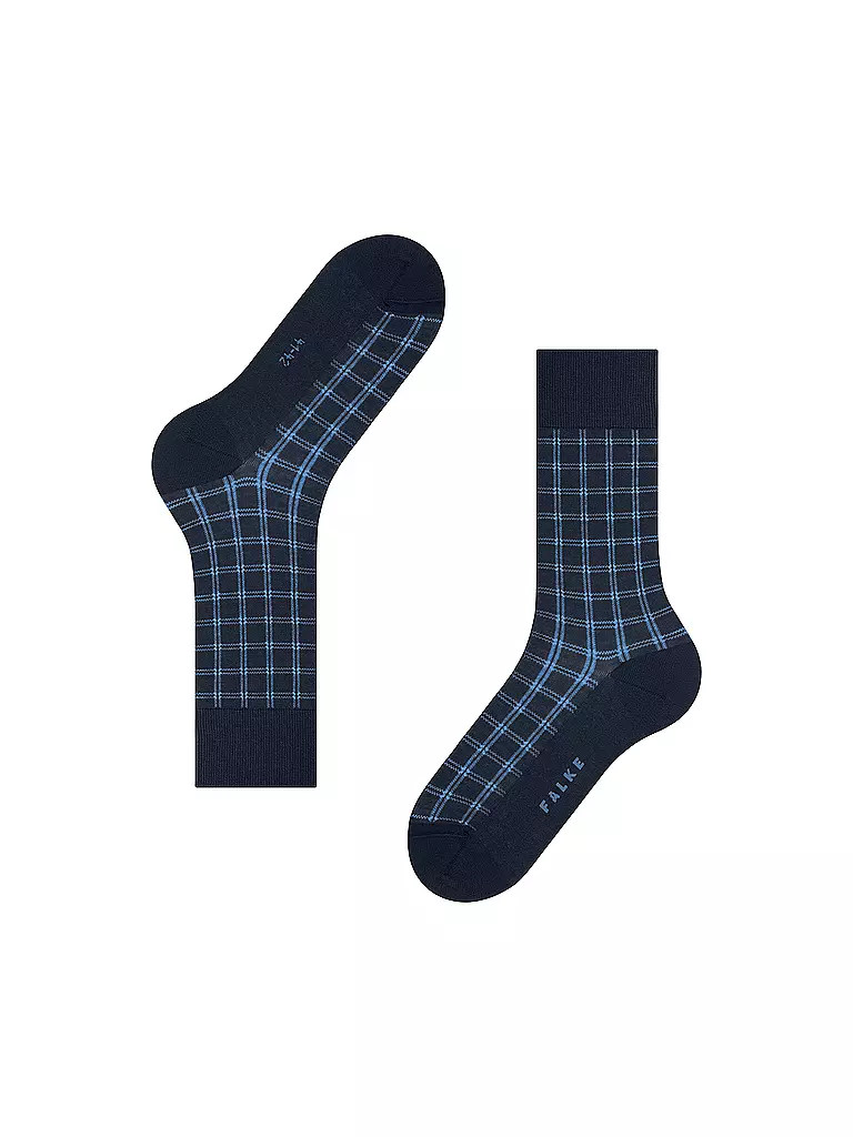 FALKE | Herren Socken MODERN TAILOR, space blue | hellgrau