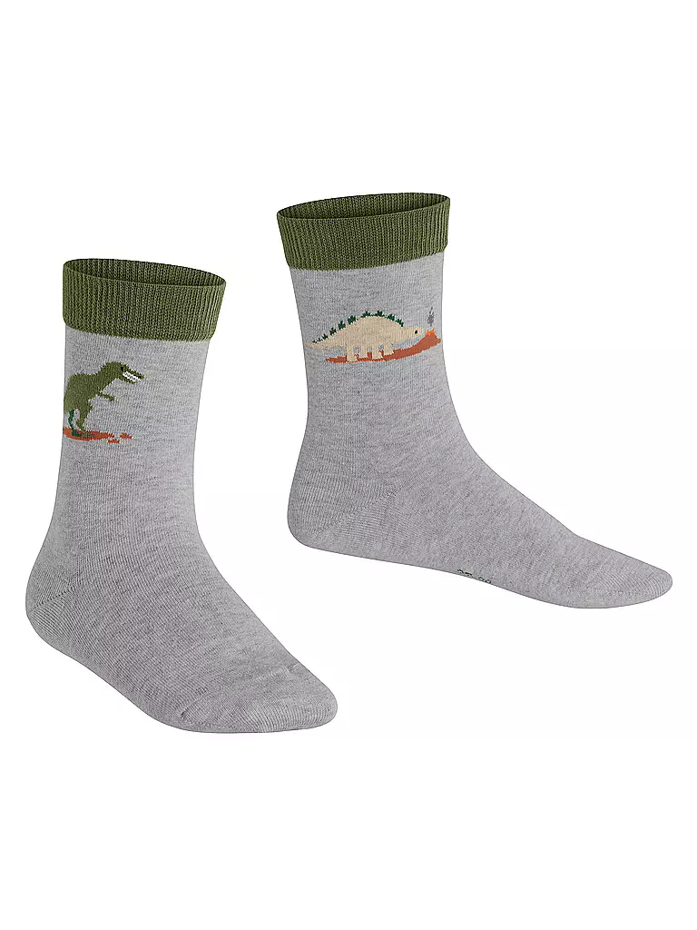 FALKE | Jungen Socken DINOSAURS LT heather | blau