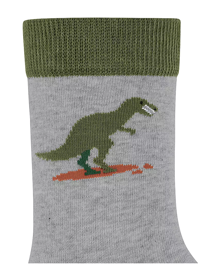 FALKE | Jungen Socken DINOSAURS LT heather | blau