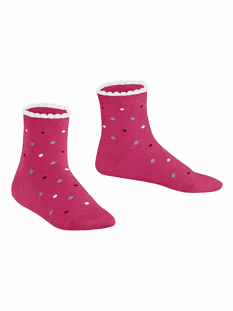 FALKE | Kinder Socken MULTIDOT fuchsia | rot