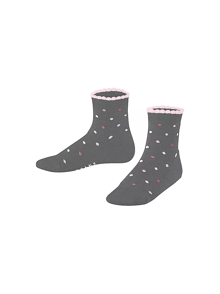 FALKE | Kinder Socken MULTIDOT light beige | hellgrau