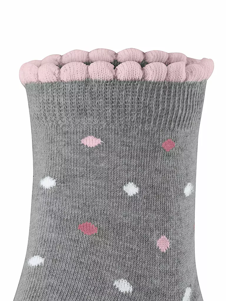 FALKE | Kinder Socken MULTIDOT light grey | grau